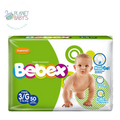 Pañales Bebex Etapa 3/G x 50 und