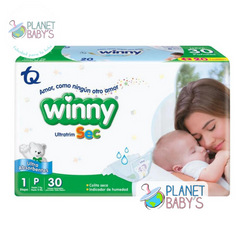 Pañales winny sec etapa 1 x 30 unidades