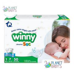 Pañales winny sec Etapa 1 x 50 unidades