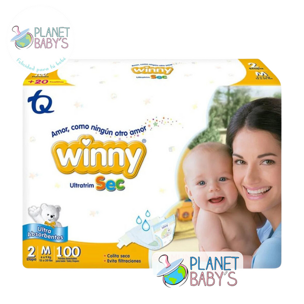 Pañales Winny etapa 2 x 100 unidades
