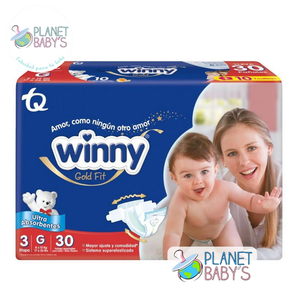 Pañales Winny Gold Etapa 3 x 30 unidades