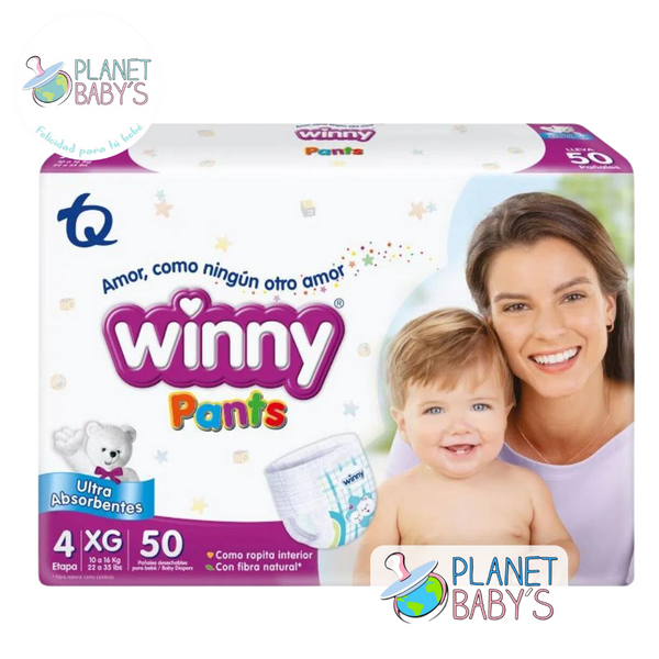 Pañales Winny PANTS Etapa 4/XG x 50 unidades