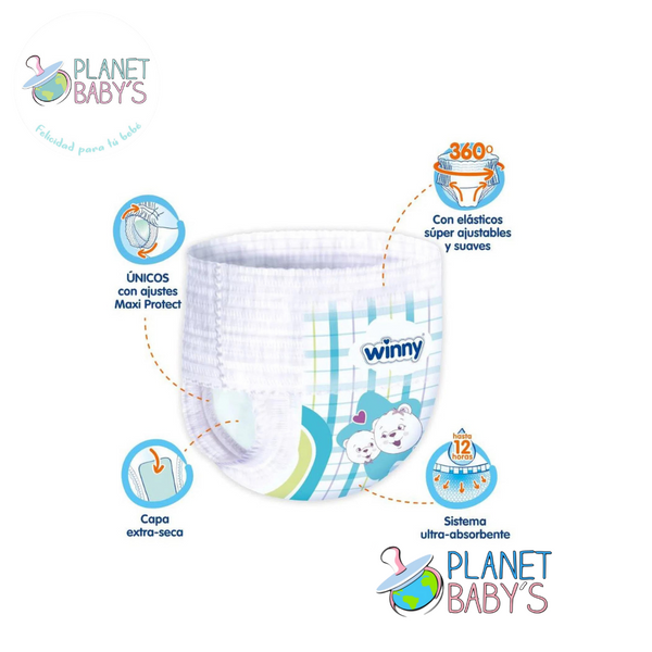 Pañales Winny PANTS Etapa 4/XG x 50 unidades