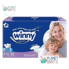 Pañales Winny Gold Etapa 4/XG x 50 unidades