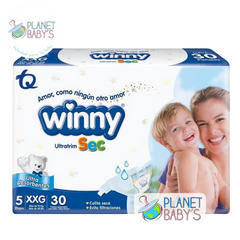Pañales Winny Sec Etapa 5/XXG x 30 unidades
