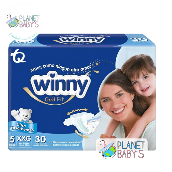 Pañales Winny Gold Etapa 5/XXG x 30 unidades