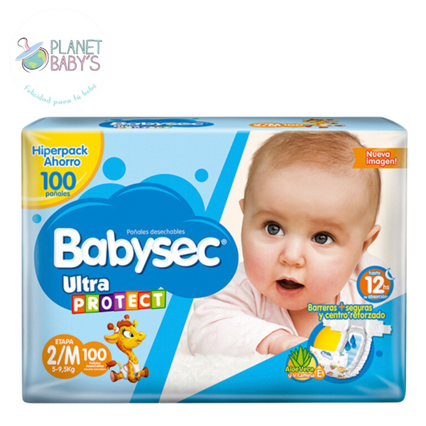 Pañales babysec Etapa 2/M x 100 und
