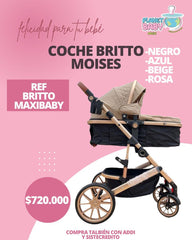 Coche BRITTO tipo moíses MAXIBABY