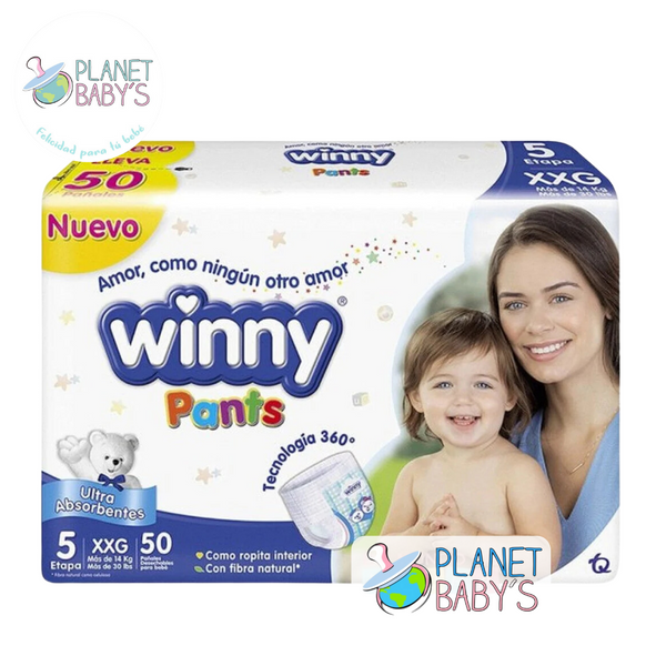 Pañales Winny PANTS Etapa 5/XXG x 50 unidades