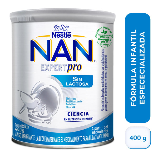 Leche NAN SIN LACTOSA 400 gr