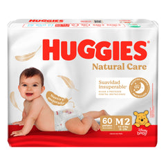 HUGGIES NATURAL CARE ETAPA 2 X 60 UNIDADES