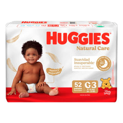 HUGGIES NATURAL CARE ETAPA 3 X 52 UNIDADES