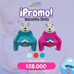 Bacinilla de Osito promoción