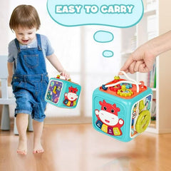 CUBO DIDÁCTICO SENSORIAL 6 EN 1